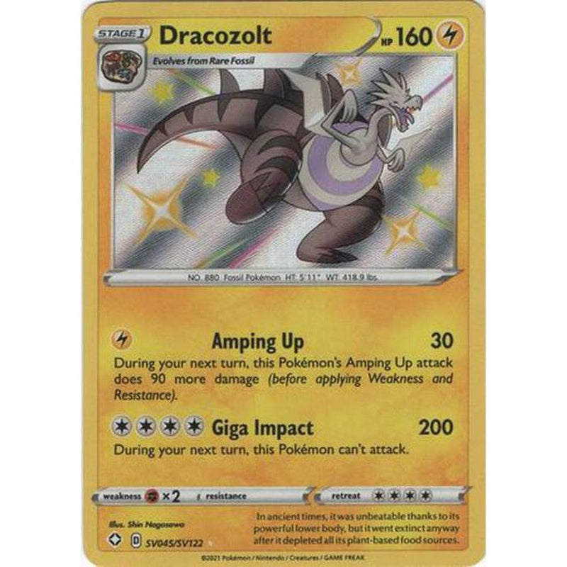 Dracozolt - SV45/SV122 - Shiny Rare