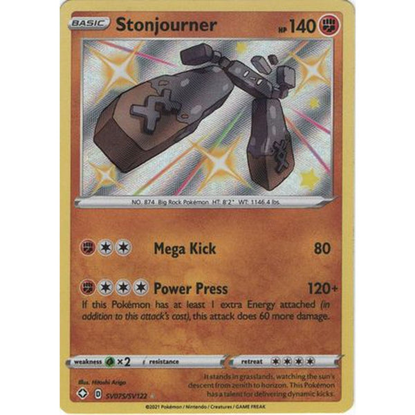Stonjourner - SV75/SV122 - Shiny Rare