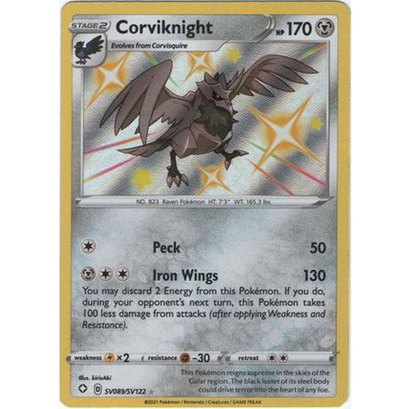 Corviknight - SV89/SV122 - Shiny Rare