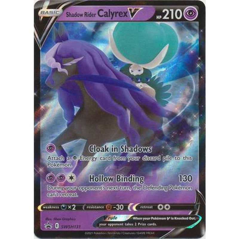 Shadow Rider Calyrex V - SWSH131 - Full Art Promo