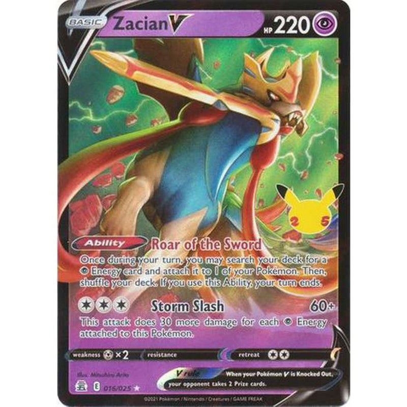 Zacian V - 16/25 - Ultra Rare