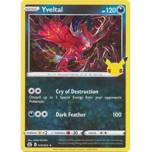 Yveltal - 19/25 - Holo Rare