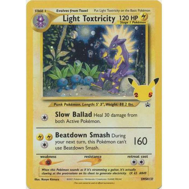 Light Toxtricity - SWSH137 - Holo Promo