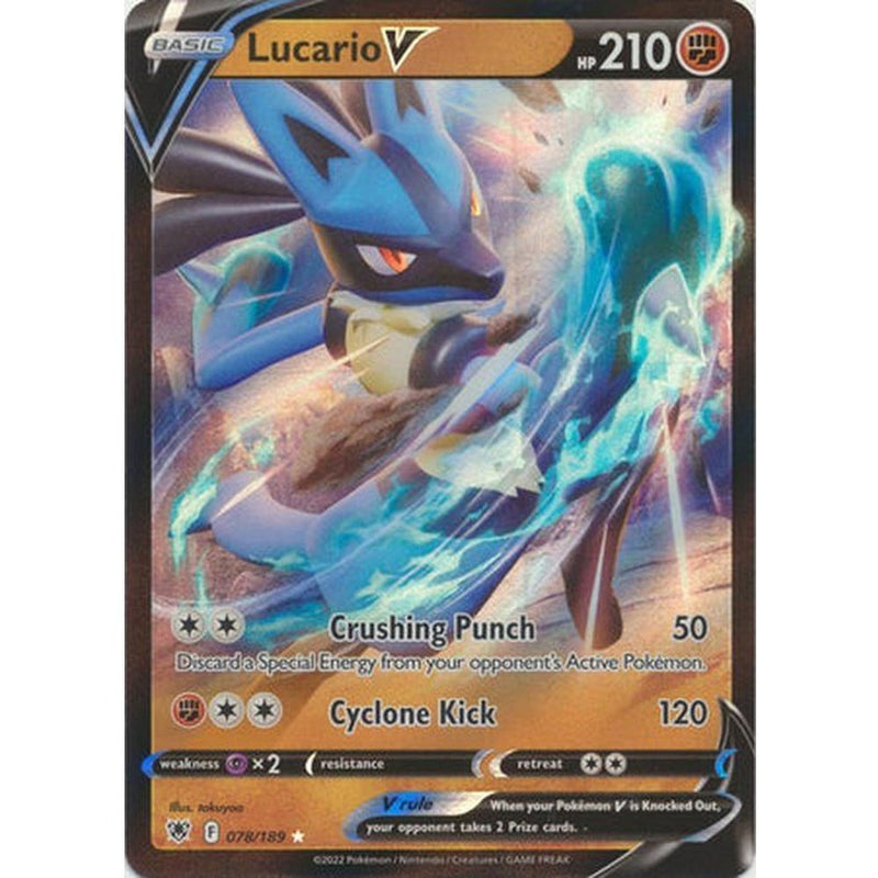 Lucario V - 078/189 - Ultra Rare
