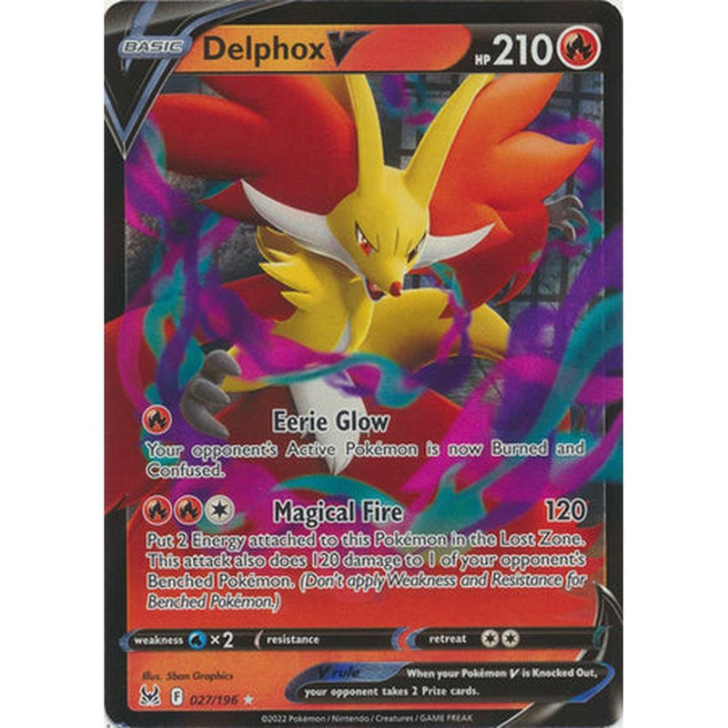 Delphox V - 027/196 - Ultra Rare