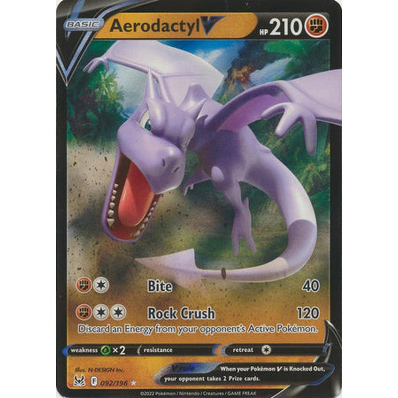 Aerodactyl V - 092/196 - Ultra Rare