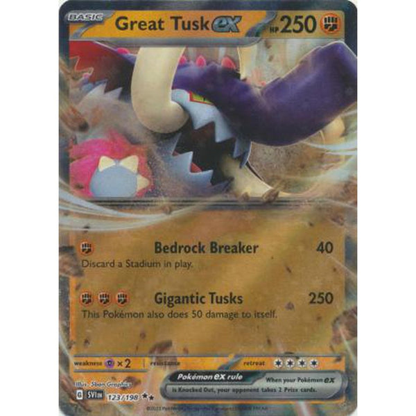 Great Tusk ex - 123/198 - Ultra Rare