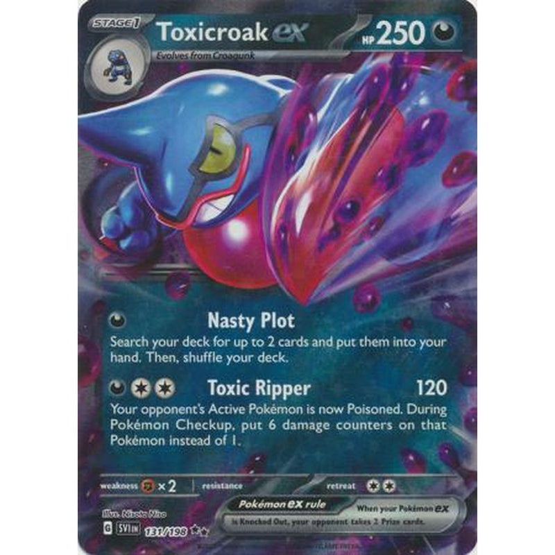 Toxicroak ex - 131/198 - Ultra Rare