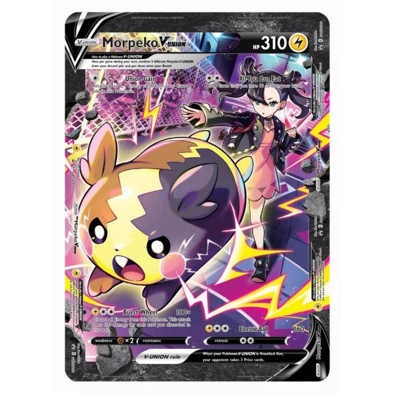 Pokemon - Crown Zenith Morpeko V-Union Premium Playmat collection