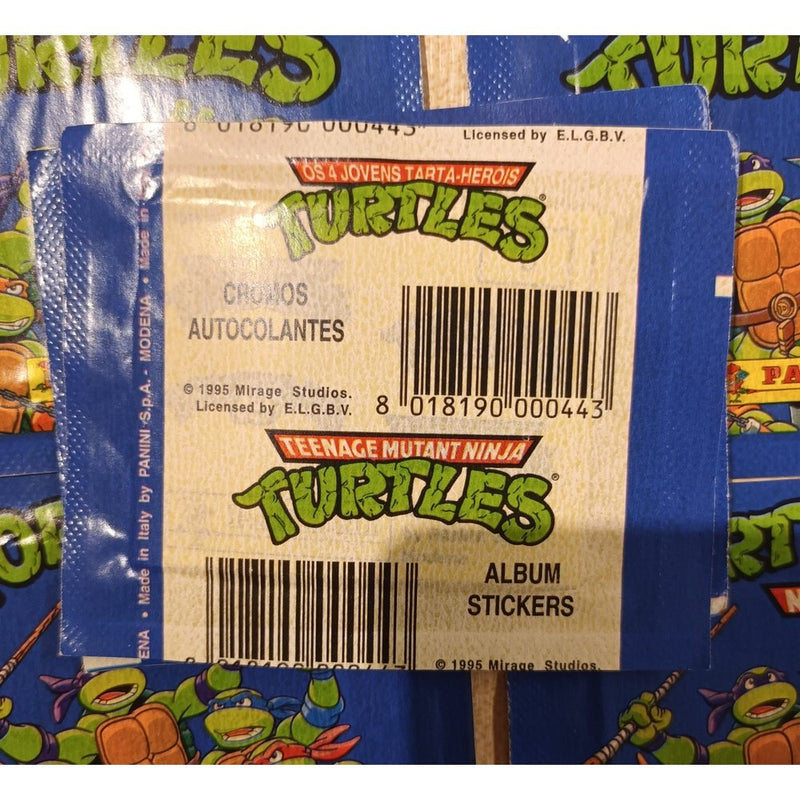 Teenage Mutant Ninja Turtles Stickers fra år 1995