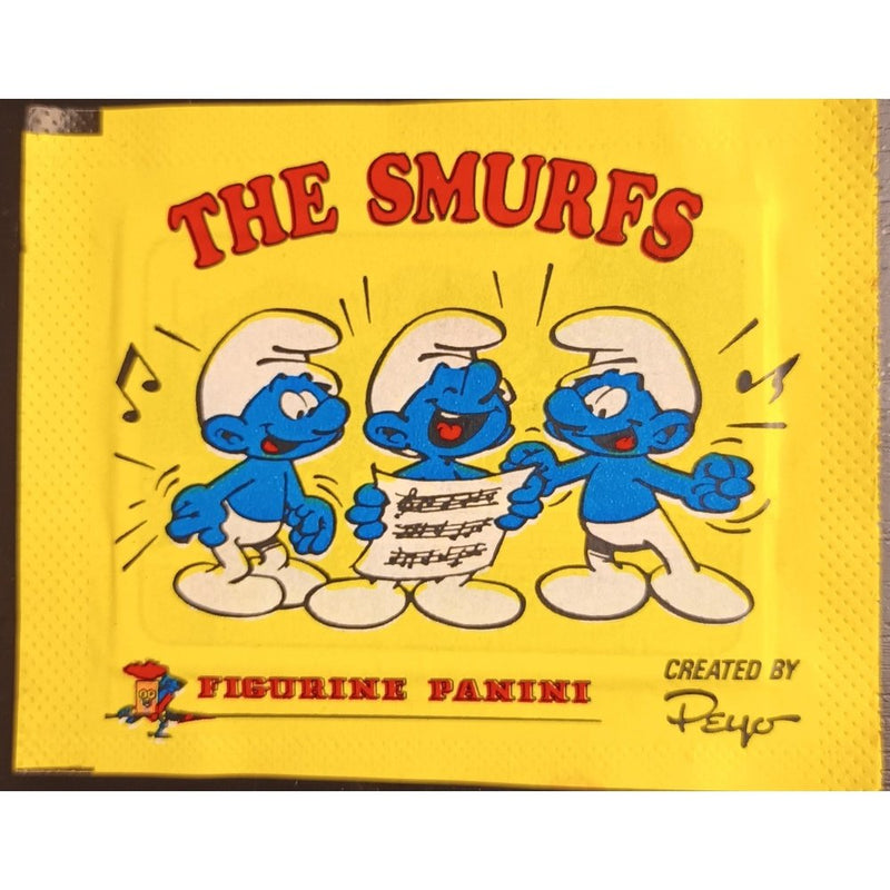 The Smurfs Panini Stickers fra år 1982