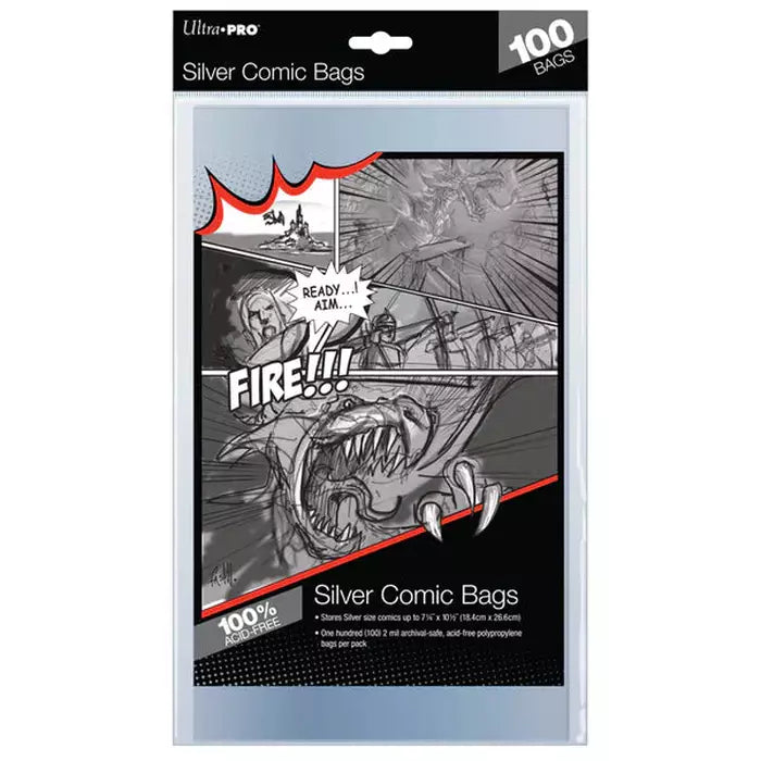 Silver Age Size Comic Bags Sleeve
