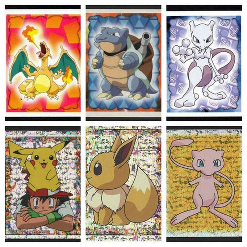 Pokemon Stickers fra år 1999
