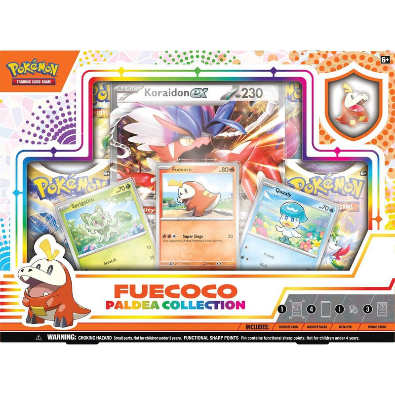 Pokemon Paldea Collection Sprigatito / Fuecoco / Quaxly