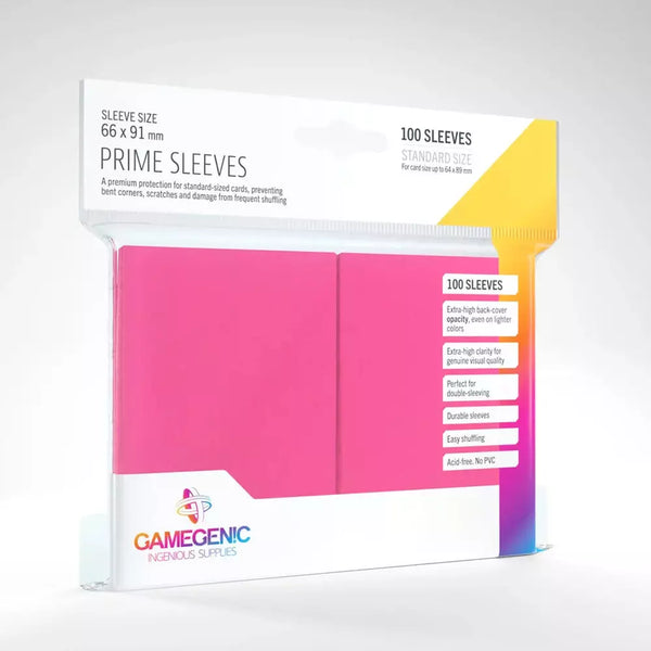 Gamegenic - Prime Sleeves x100 Rosa