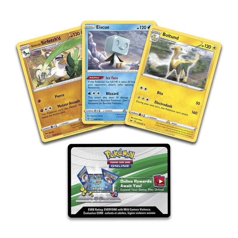 Pokemon - Knock Out Collection Boltund, Eiscue & Galarian Sirfetch'd