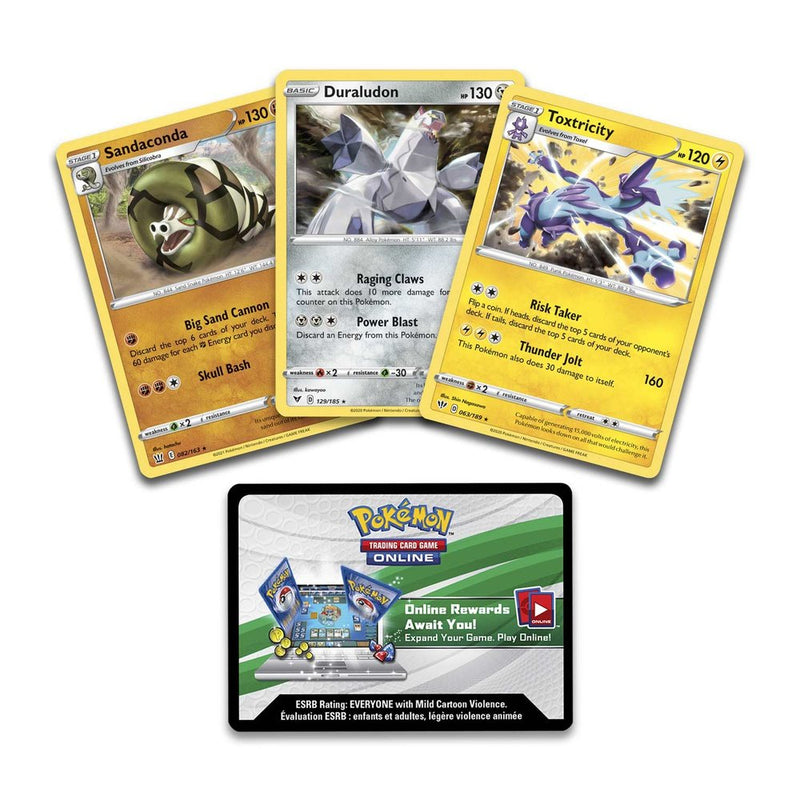 Pokemon - Knock Out Collection Toxtricity, Duraludon & Sandaconda