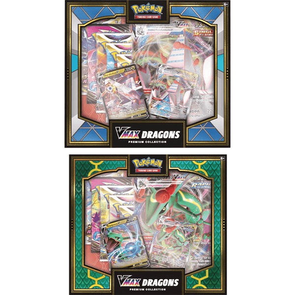 Pokemon VMAX Double Dragon Premium Collection Rayquaza/Duraludon sett