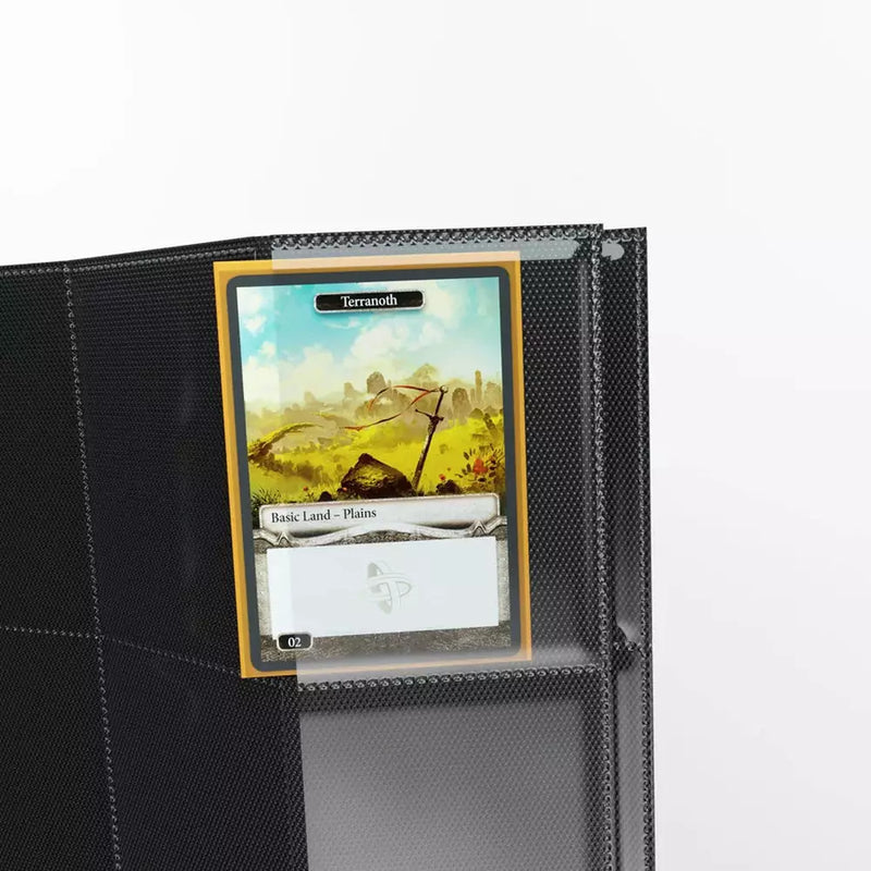 Gamegenic - 18 Pocket Album Pages Side-Loading Black 50stk