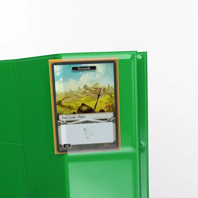 Gamegenic - 18 Pocket Album Pages Side-Loading Green 50stk