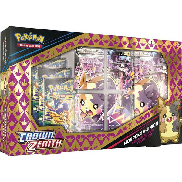 Pokemon - Crown Zenith Morpeko V-Union Premium Playmat collection