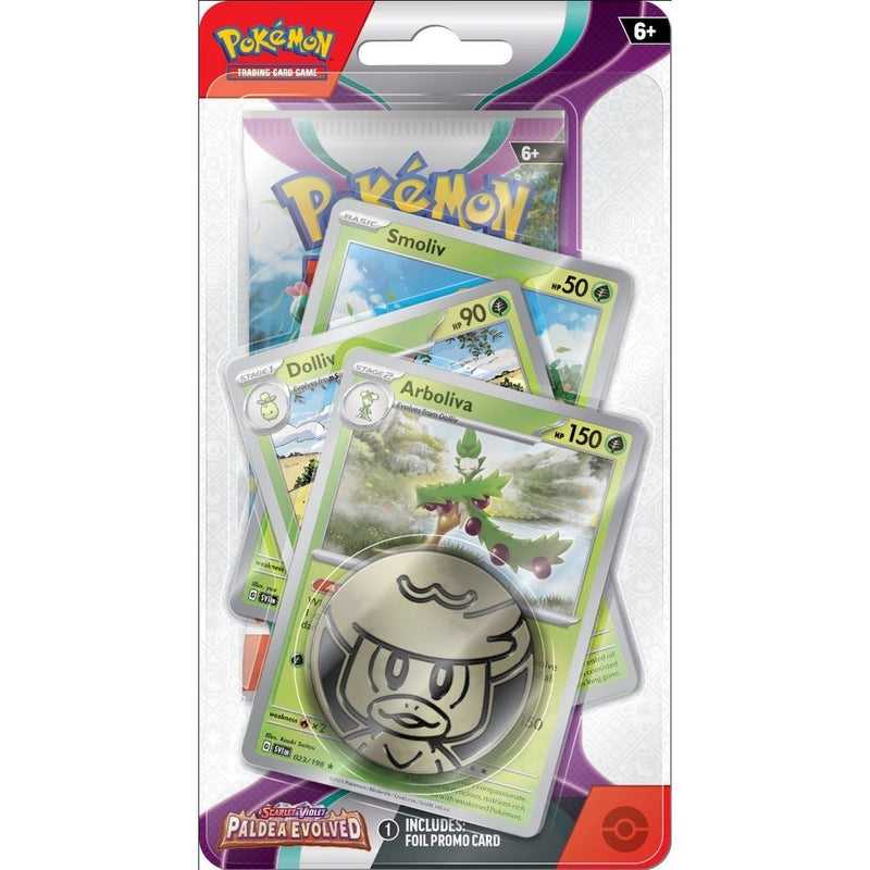 Pokemon - Paldea Evolved Premium 1-Pack Blister Arboliva