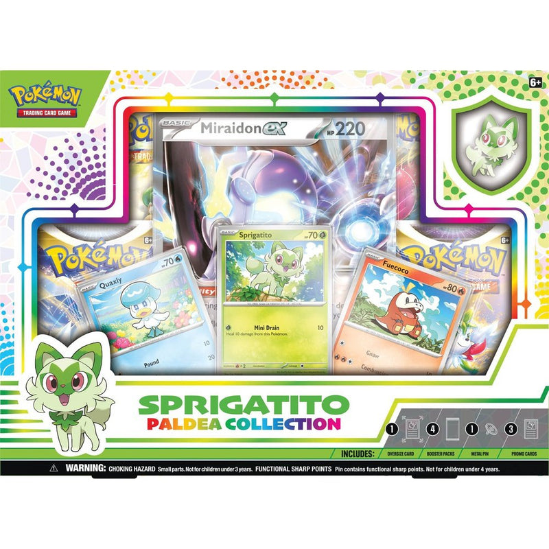 Pokemon Paldea Collection Sprigatito / Fuecoco / Quaxly