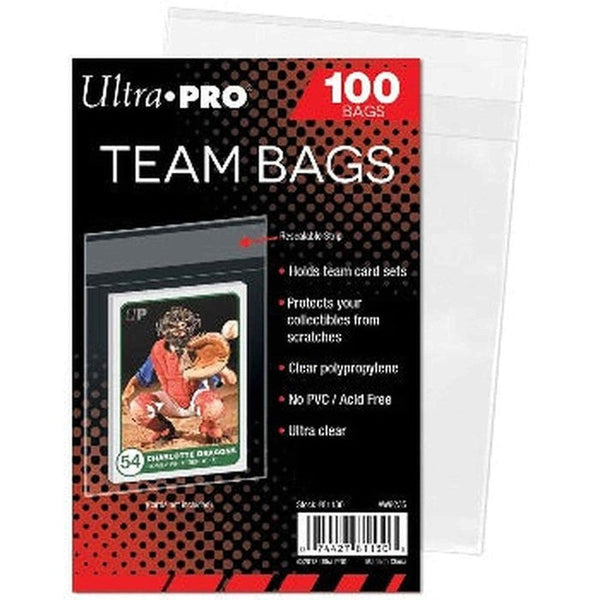 Sleeves Team Bags Resealable - 100 stk