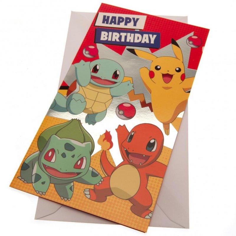 Pokemon Birthday Card