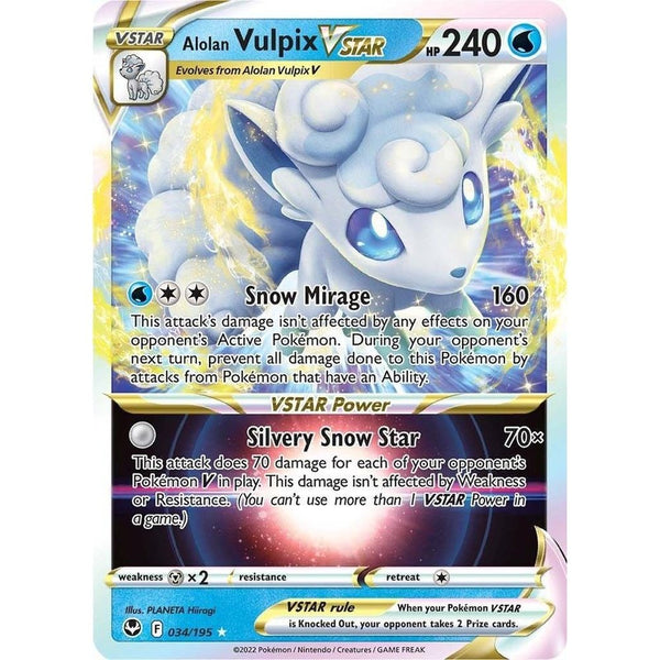 Alolan Vulpix VSTAR - 034/195 - Ultra Rare