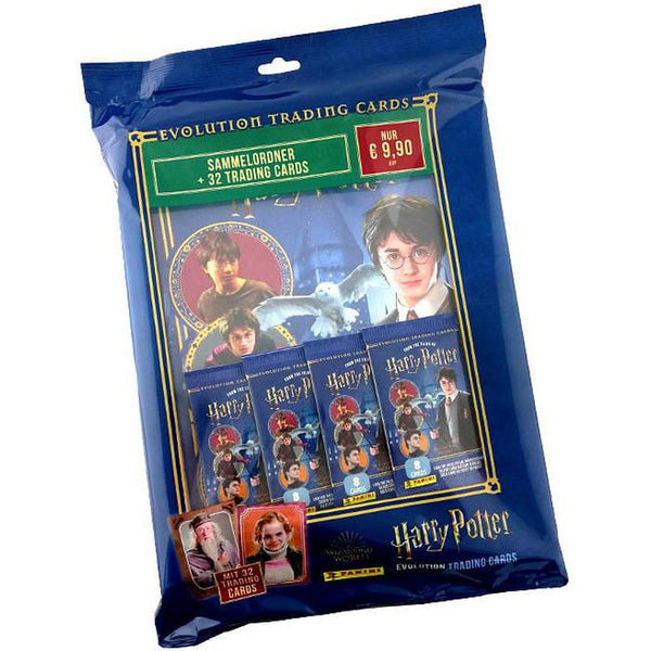 Harry Potter Evolution Trading Cards - Starter Pack Album + 4 pakker