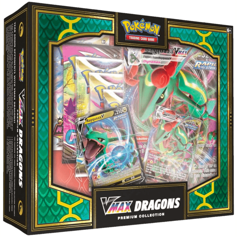 Pokemon VMAX Double Dragon Premium Collection Rayquaza/Duraludon sett