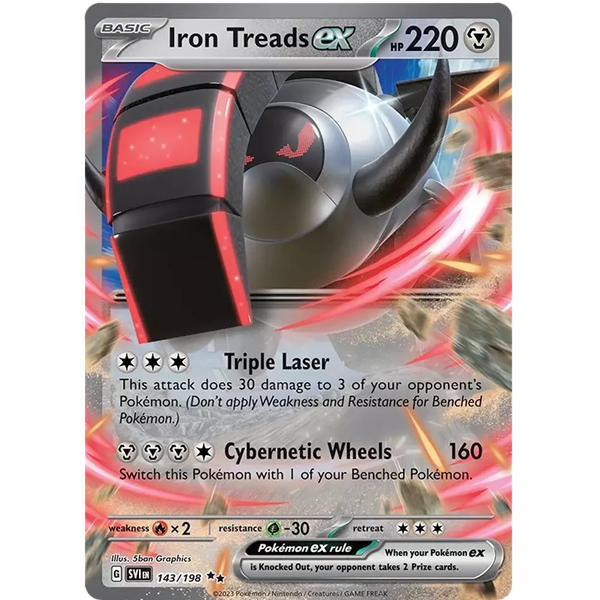 Iron Treads ex - 143/198 - Ultra Rare