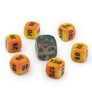 Tilfeldig sett med terninger til Pokemon 6+ bonus terning